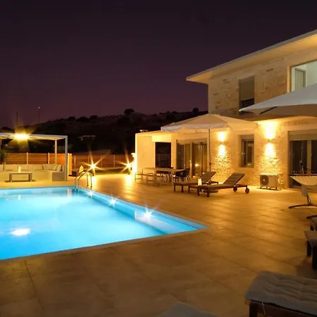 Eva East, With Infinity Pool & And Panoramic Sea View Villa Gerani Chanion