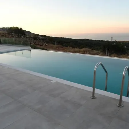Eva East, With Infinity Pool & And Panoramic Sea View Villa Gerani Chanion